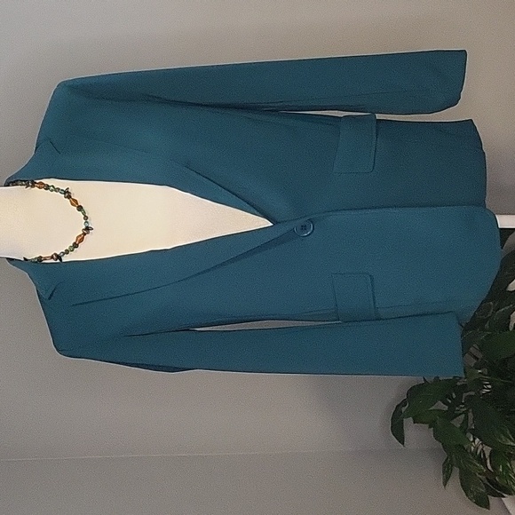 Max Studio London Lined Topaz Blazer - Size S - Picture 1 of 6